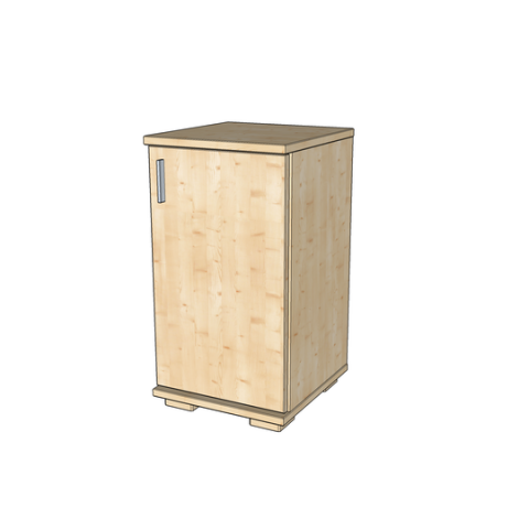 Nobis 1 ajtós keskeny komód 74 cm magas
