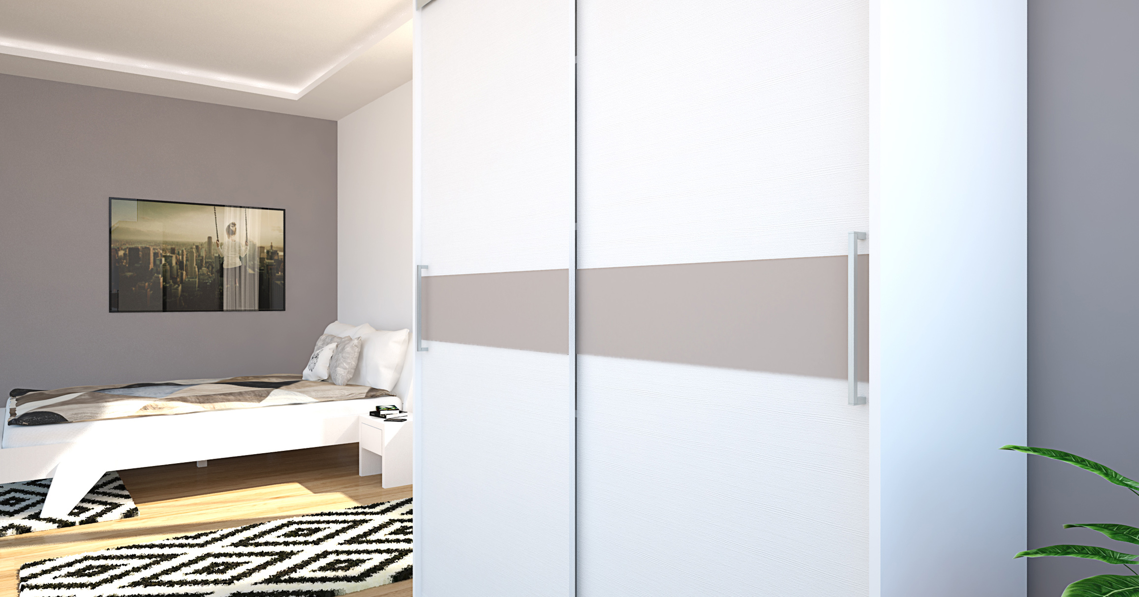 City gardrób 160 cm széles - Image 13