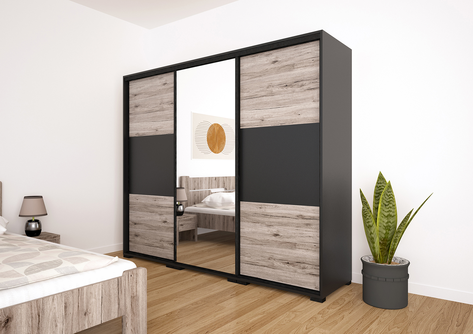 Lux gardrób 239 cm széles - Image 10