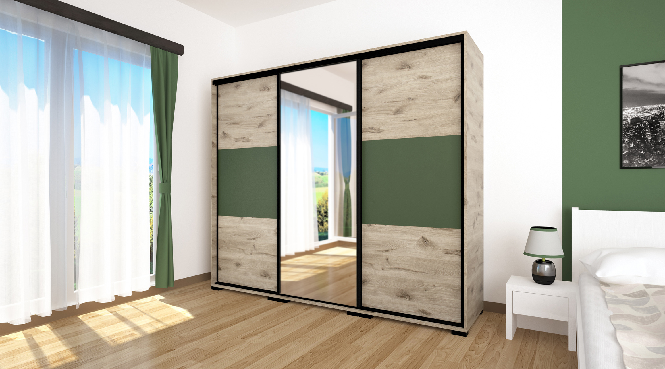 Lux gardrób 239 cm széles - Image 15