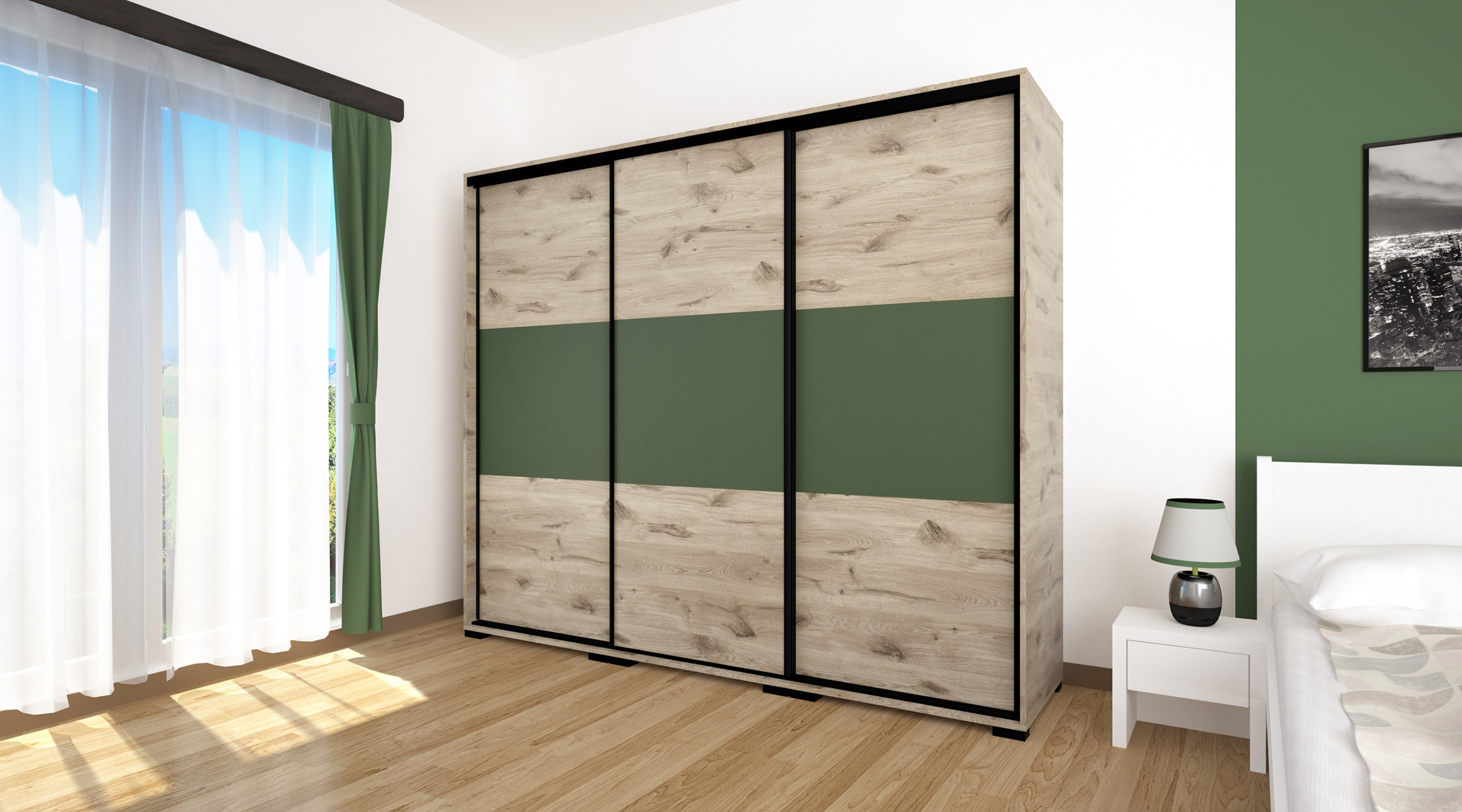 Lux gardrób 239 cm széles - Image 16
