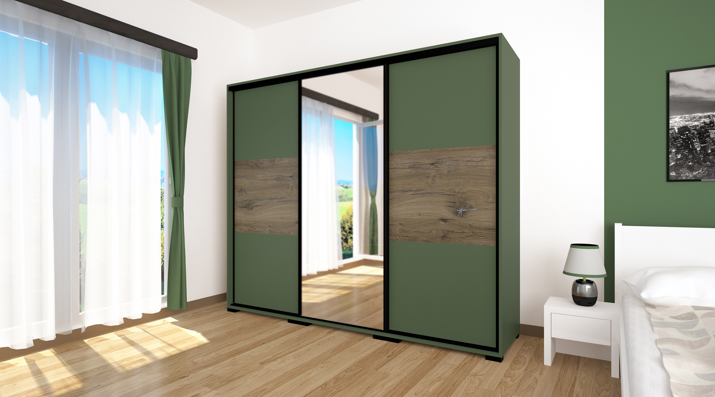 Lux gardrób 239 cm széles - Image 17