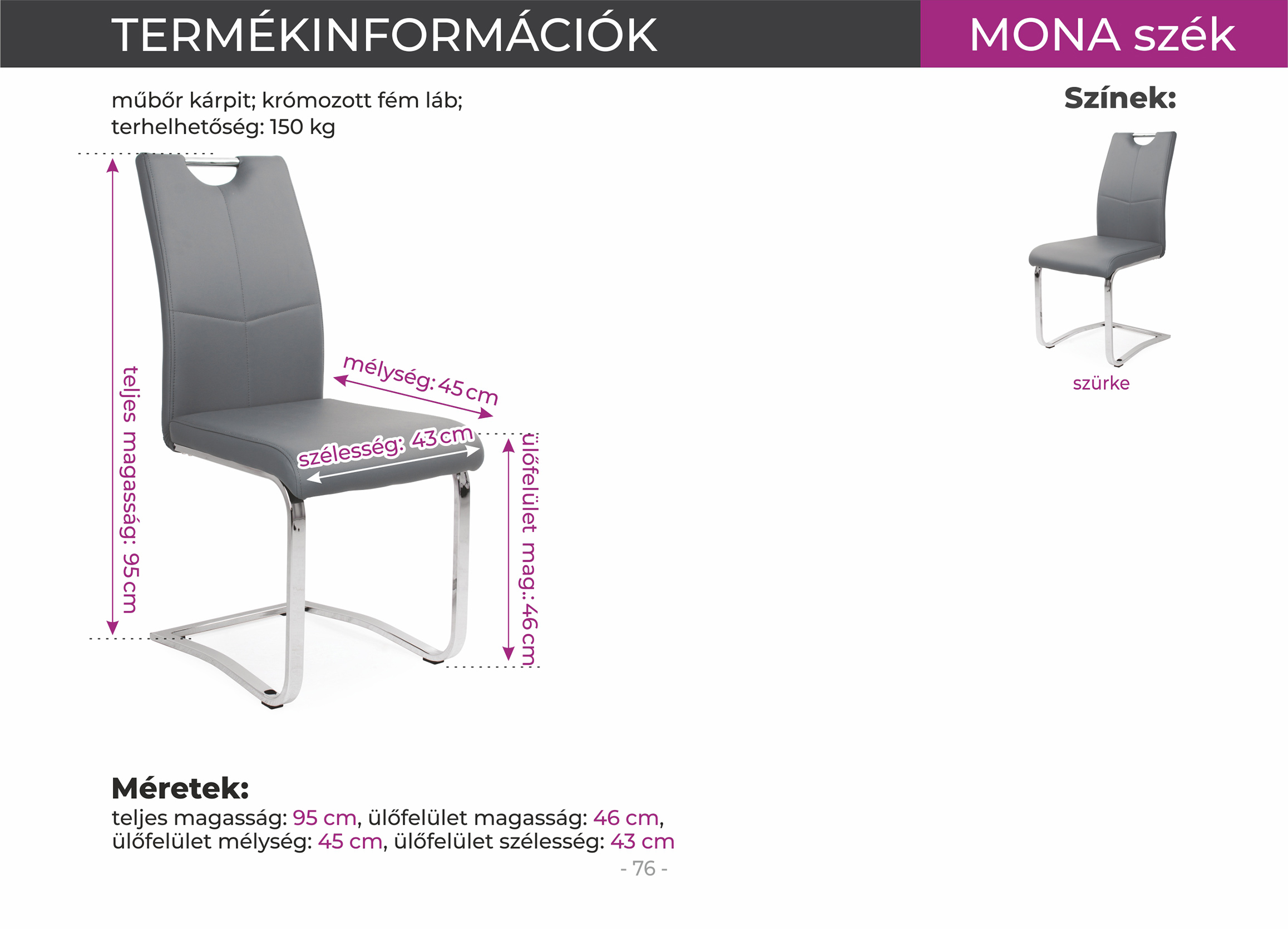 Mona szék - Image 3