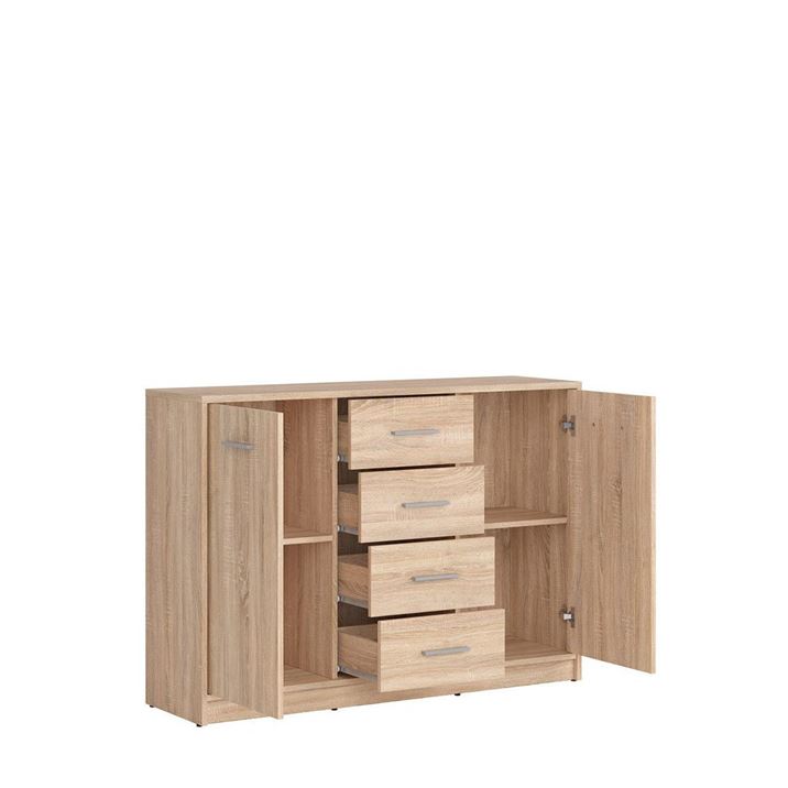 Nepo 2 ajtós 4 fiókos komód - Image 3