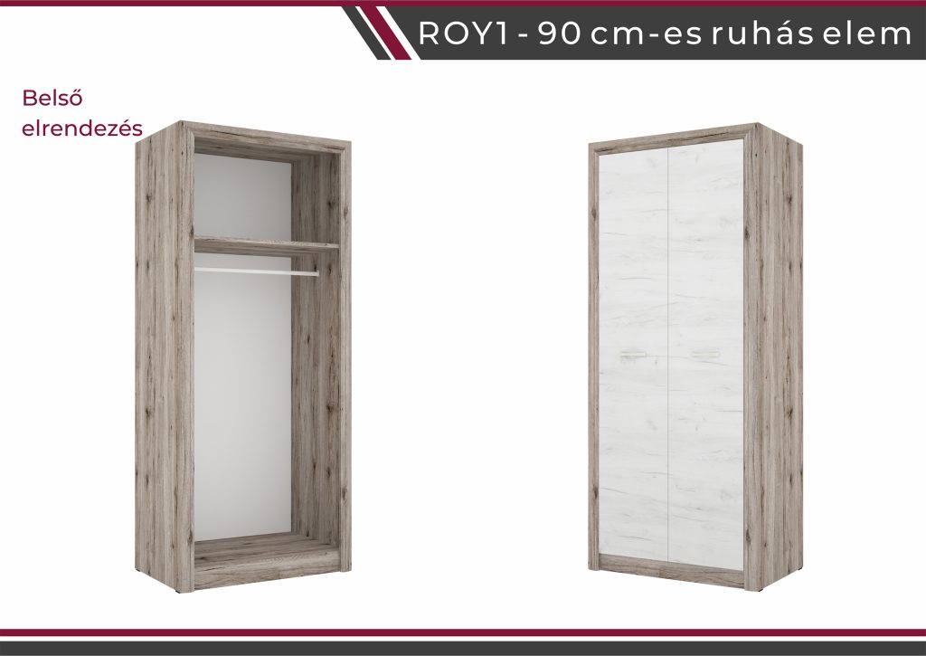 Royal elemes bútorcsalád Roy 1-es elem