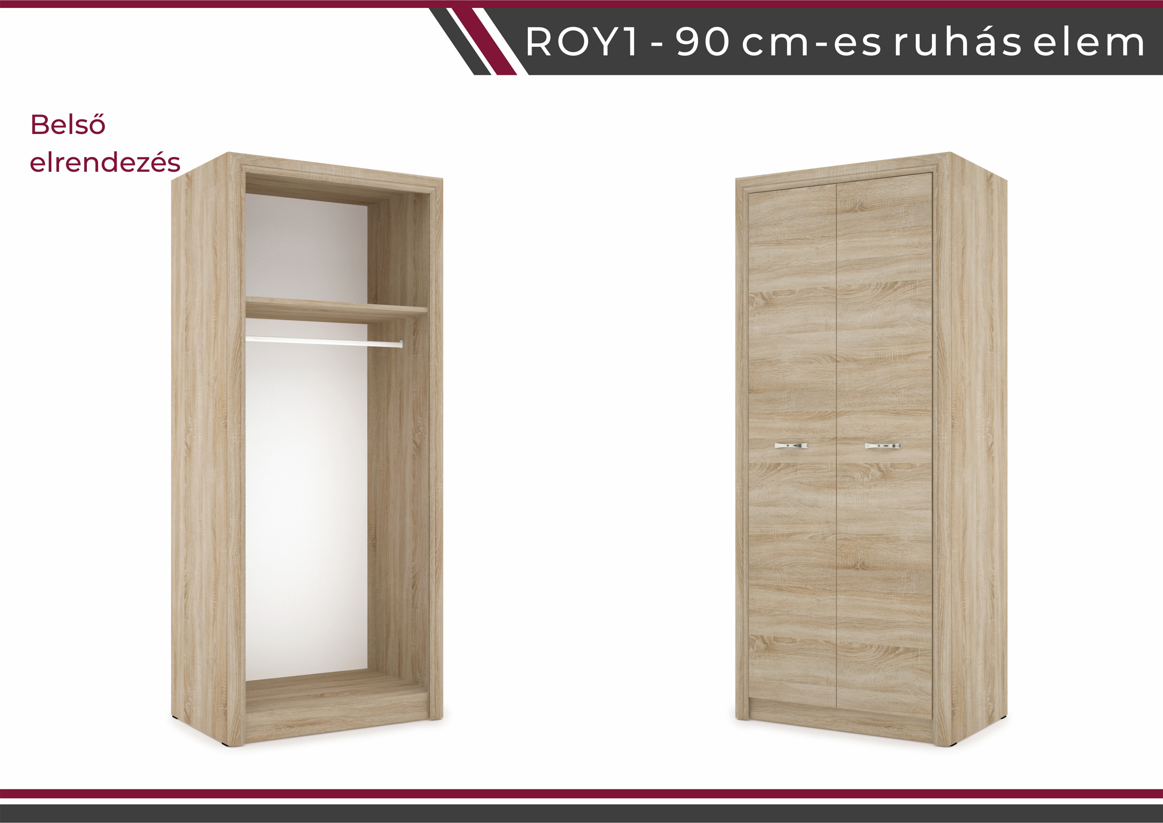 Royal elemes bútorcsalád Roy 1-es elem - Image 6