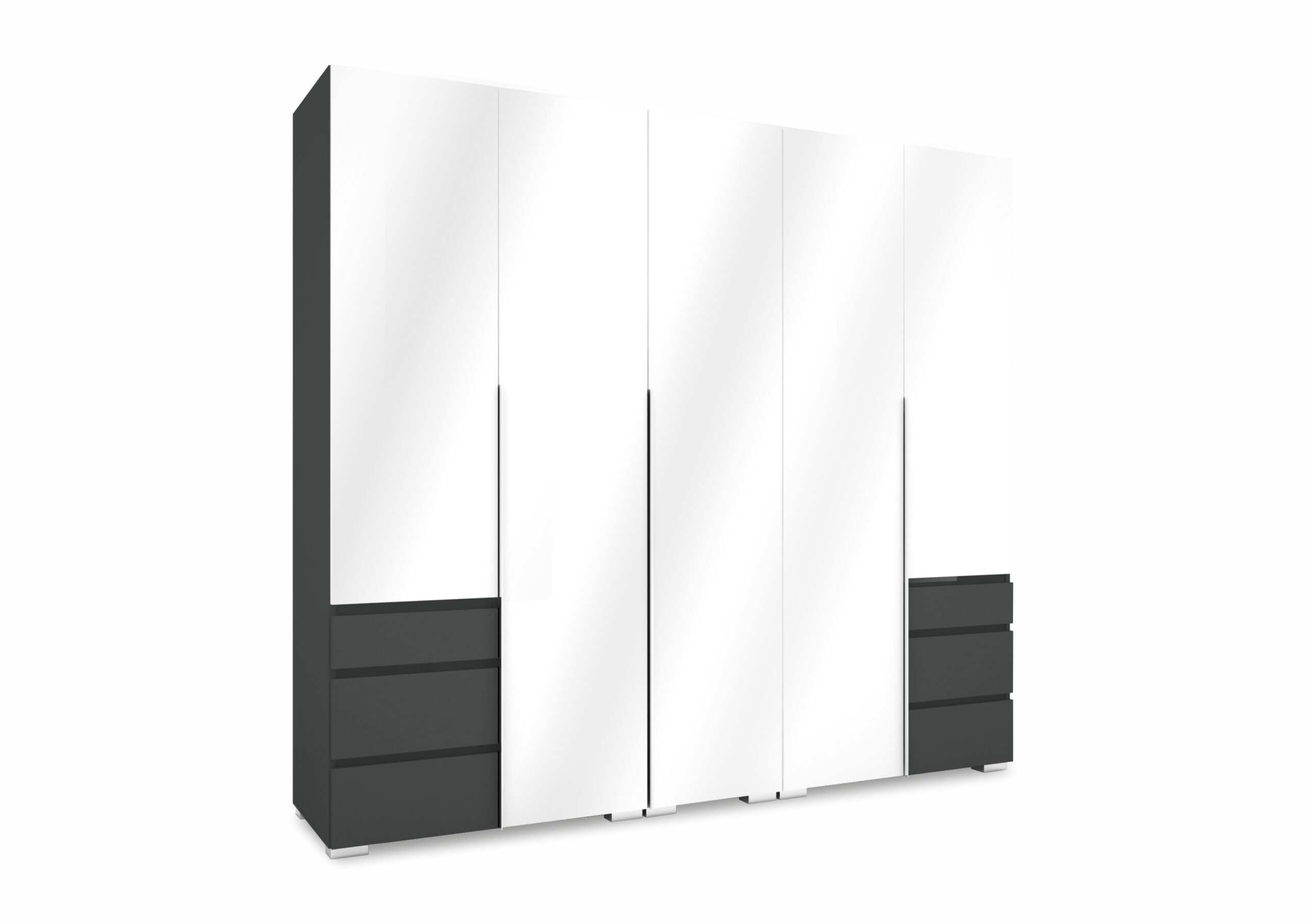 Silver gardrób 225 cm - Image 10