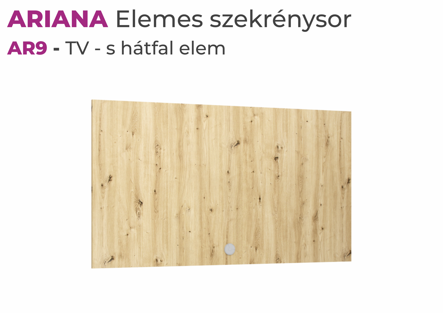 Ariana TV-s hátfal elem - AR9