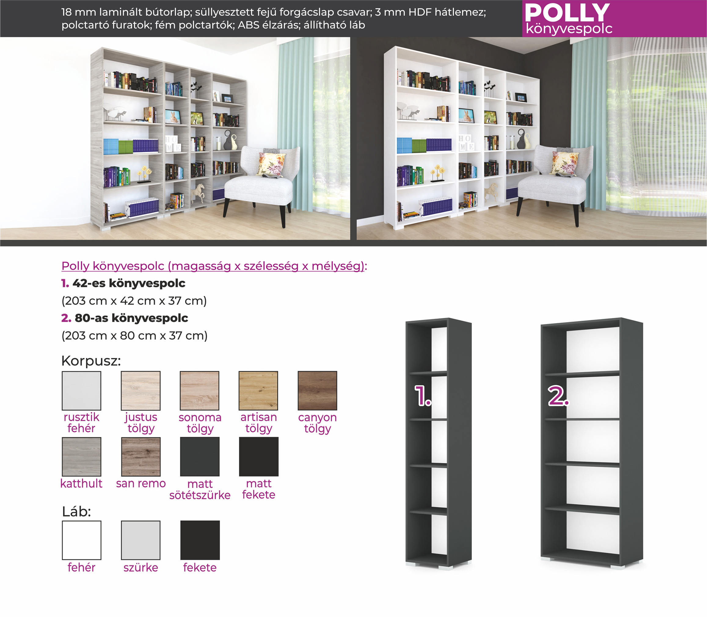 Polly könyvespolc - Image 27