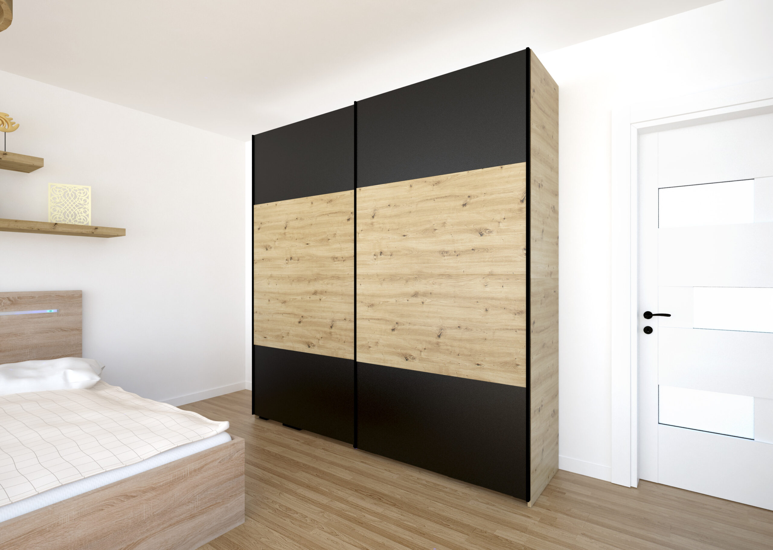 Főnix gardrób 214 cm széles