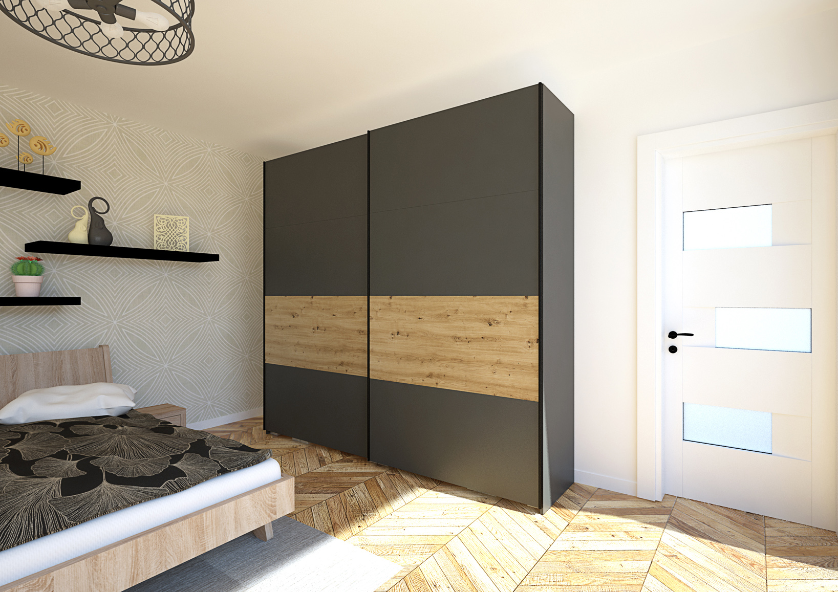 Főnix gardrób 254 cm széles - Image 3