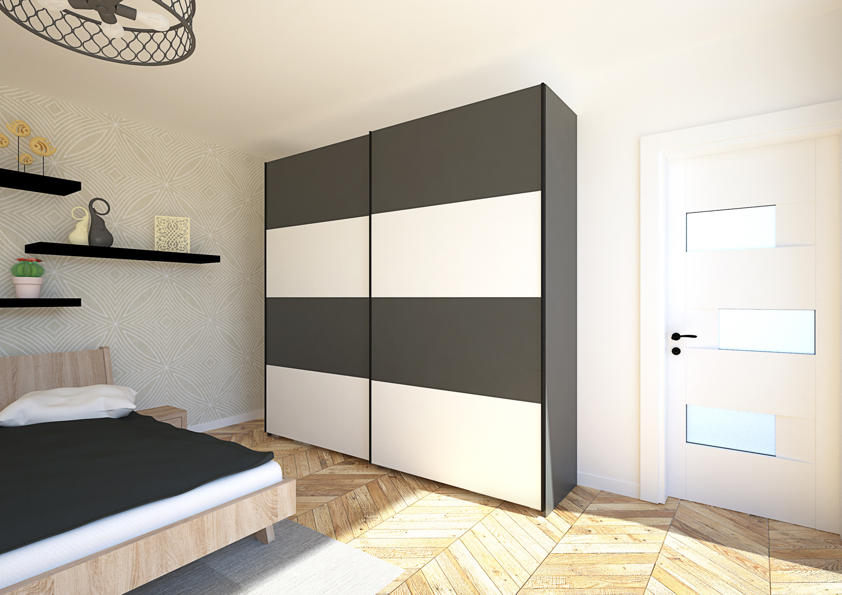Főnix gardrób 254 cm széles - Image 5