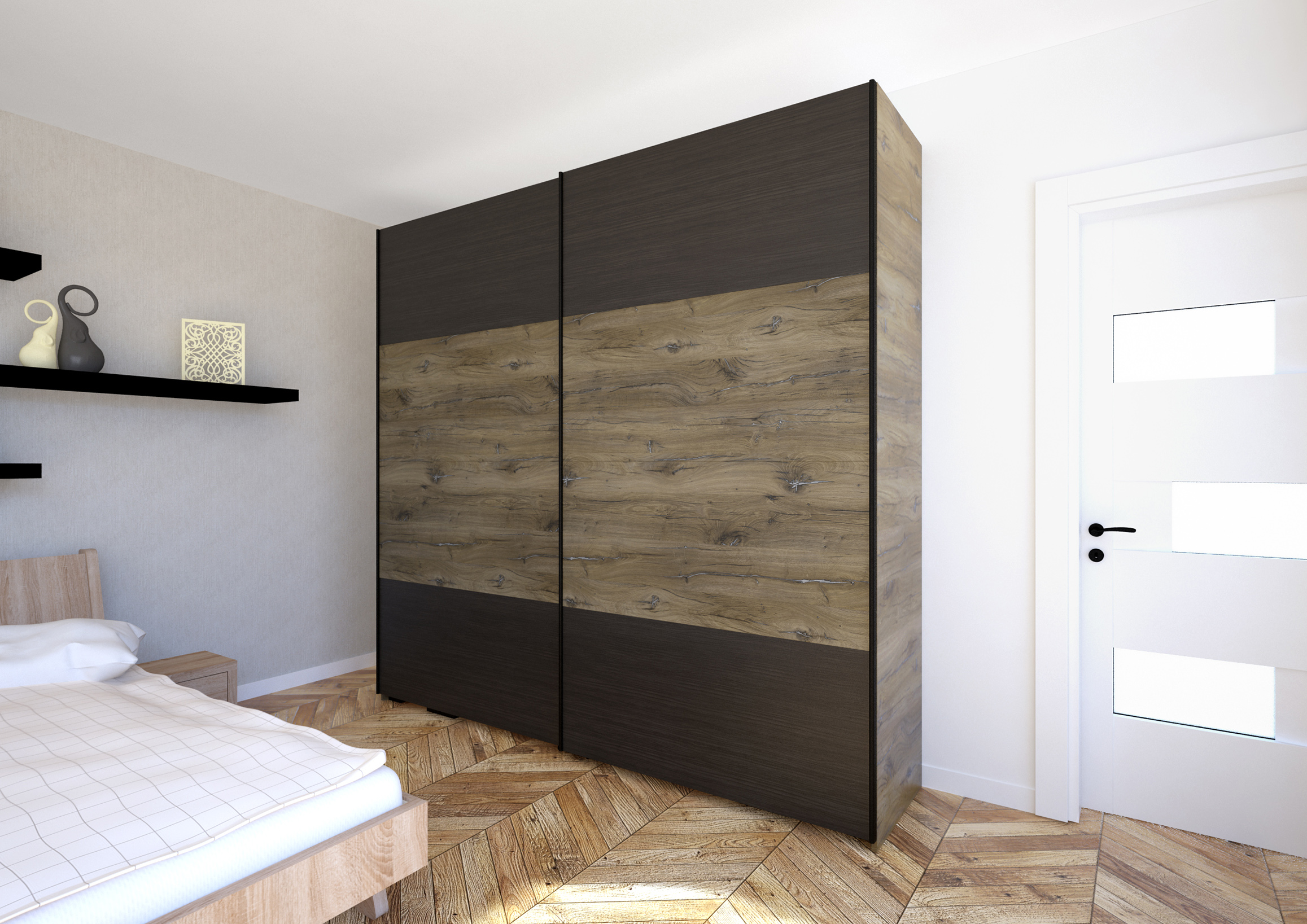 Főnix gardrób 254 cm széles - Image 6