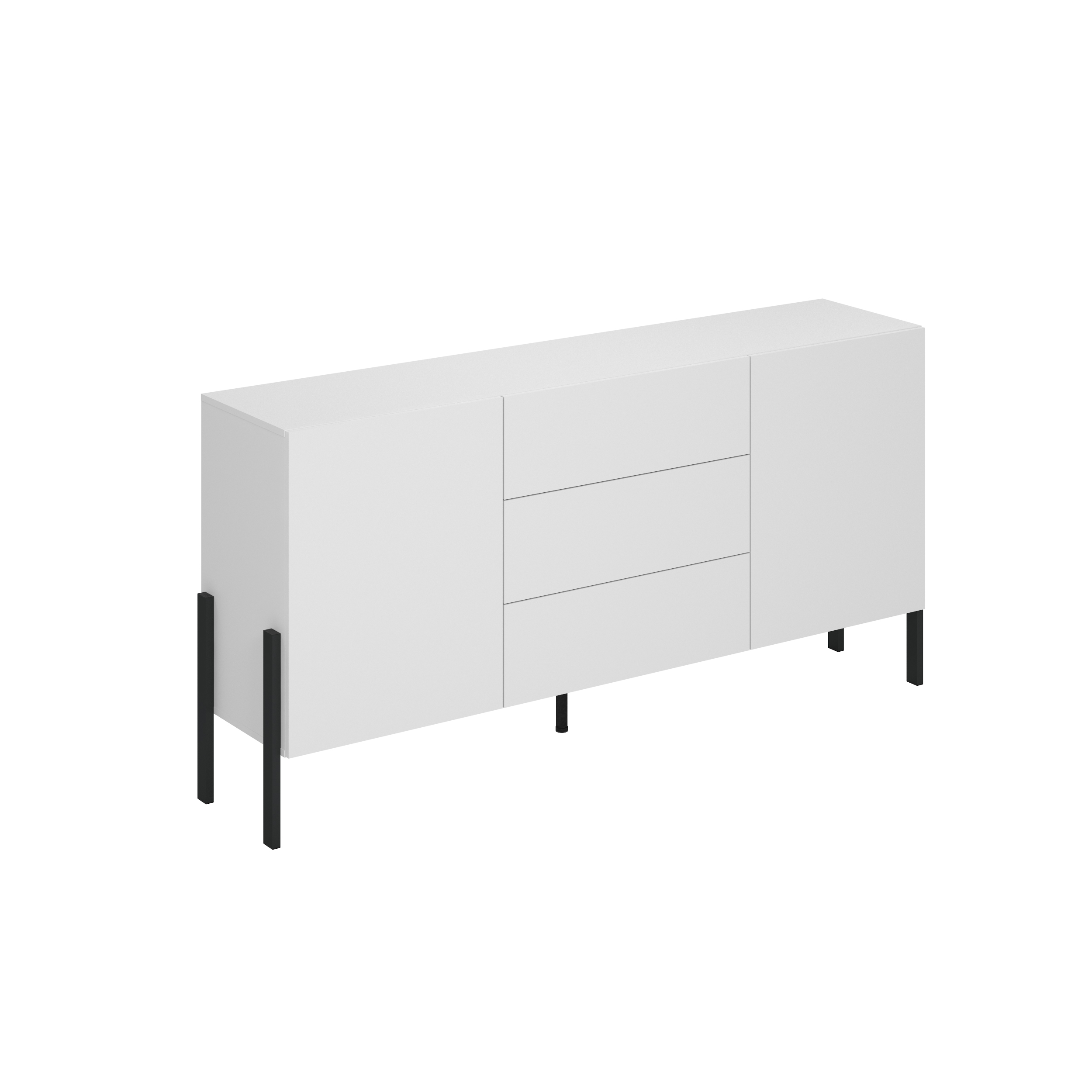 Jukon 2 ajtós 3 fiókos komód - Image 5