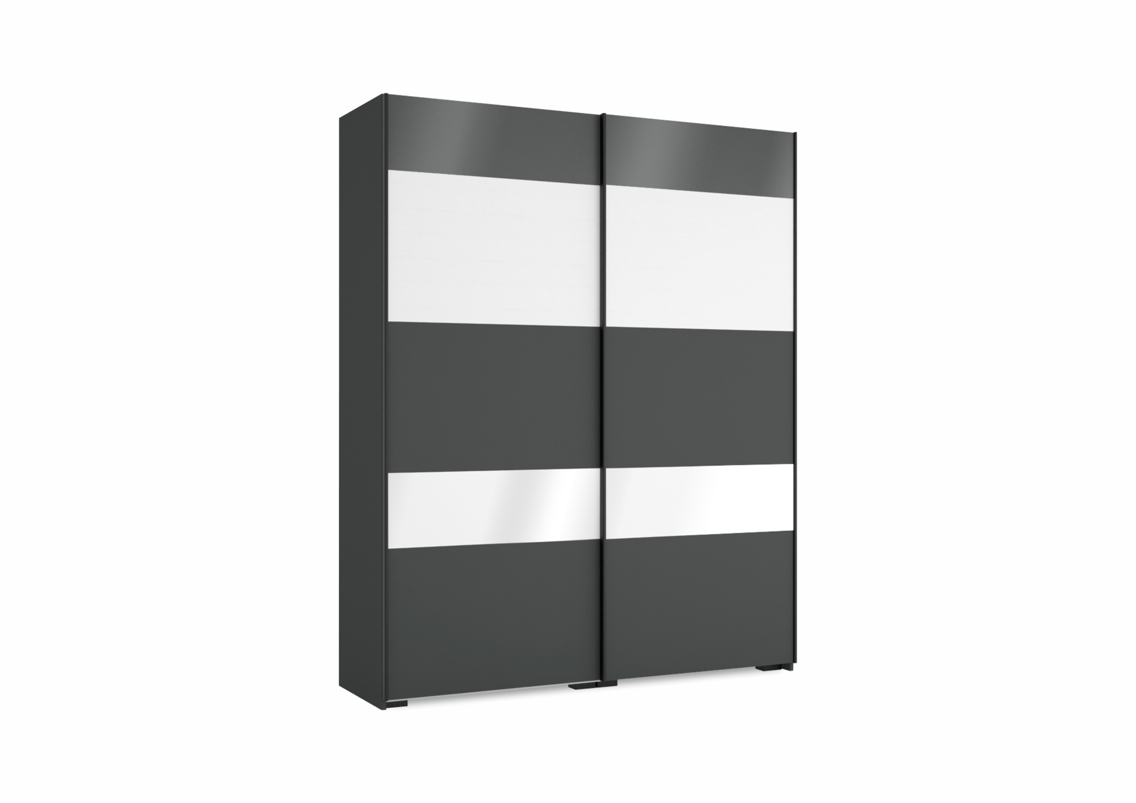 Főnix gardrób magasfényű betéttel 194 cm széles - Image 3