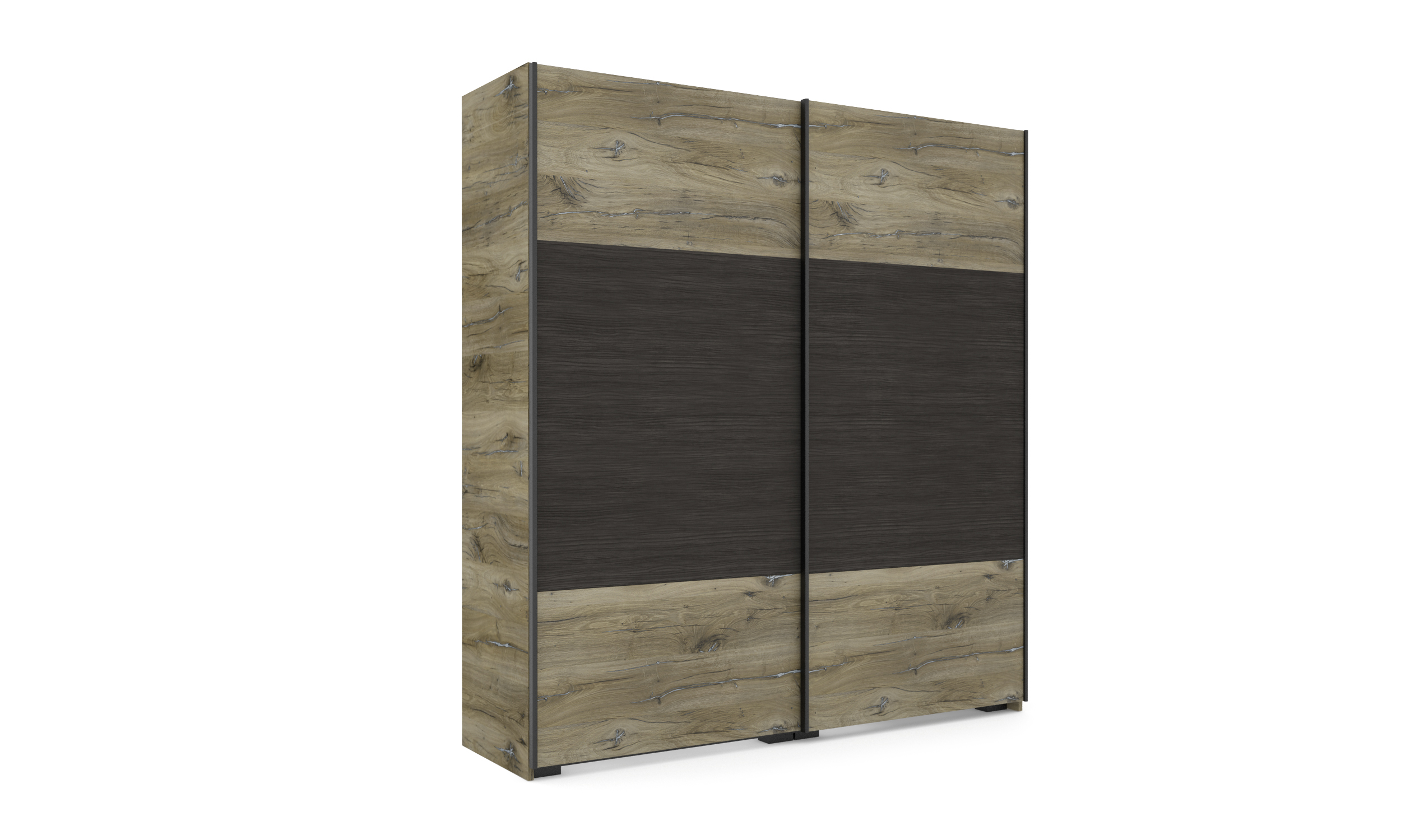 Malibu bútorlapos gardrób 194 cm széles