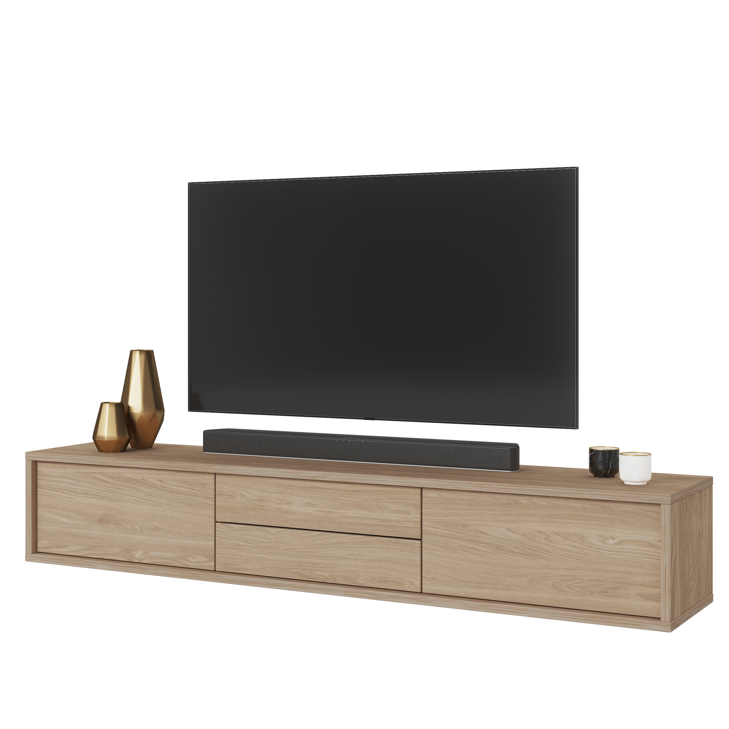 Frida TV állvány (2 lenyítható ajtós + 2 fiókos) - Image 17