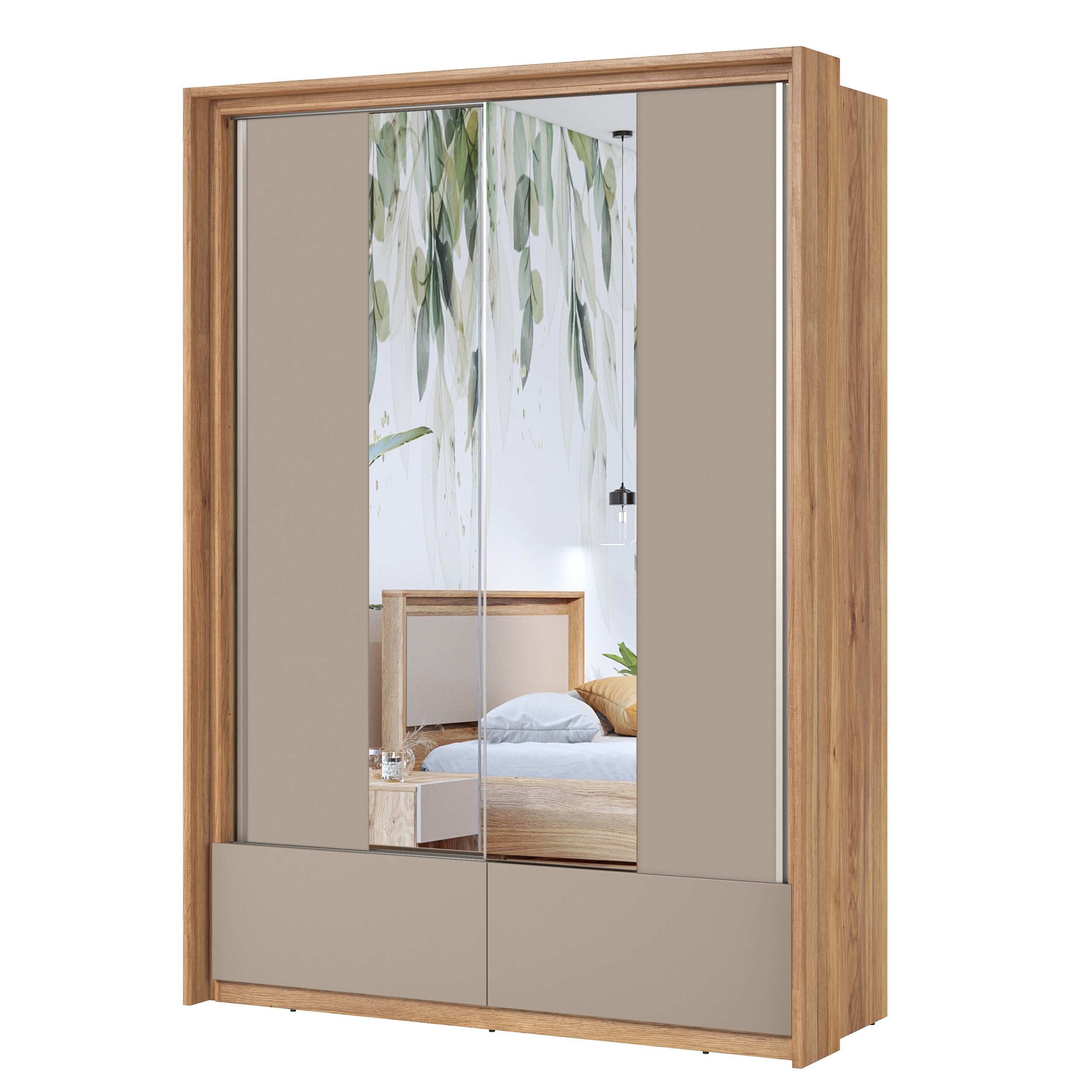 Impressio 2 ajtós tolóajtós szekrény 159 cm széles - Image 3