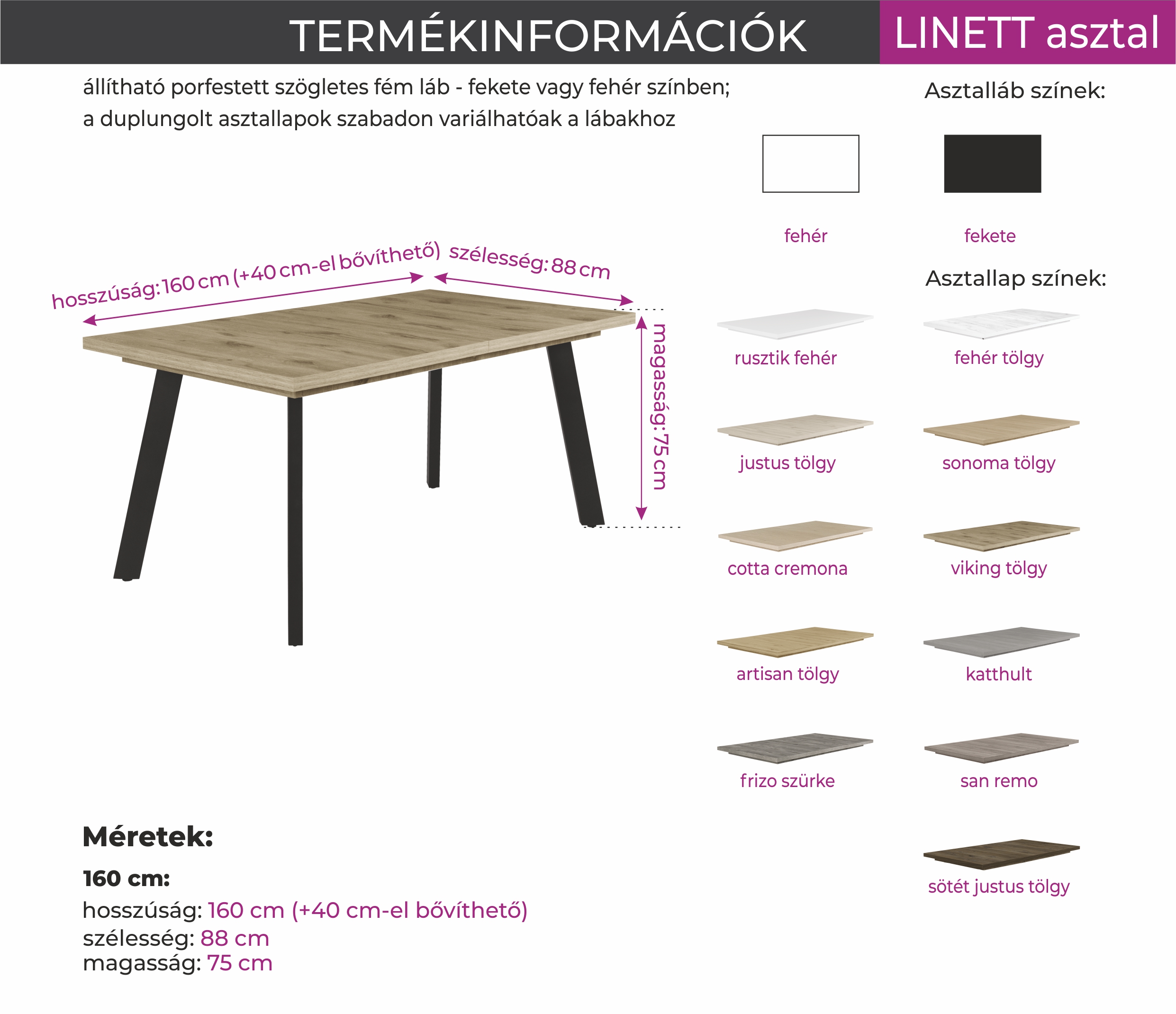 Linett asztal - Image 37